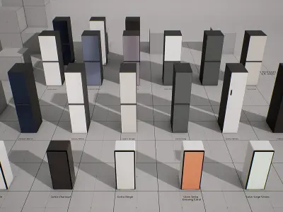 SAMSUNG - BESPOKE AirDresser Low-poly 3D model