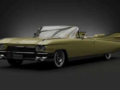 Cadillac Eldorado Biarritz Convertible 1959 3D model
