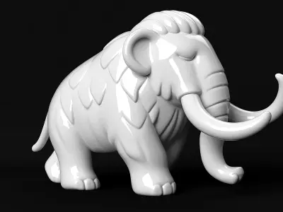 Mammoth 3D print model