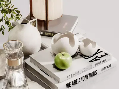 decorative set 151 3D model