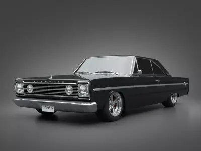 1966 Plymouth Belvedere II 3D model