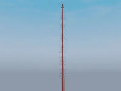 Television Tower 3D model