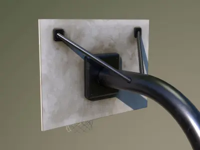 Basketball Hoop Low-poly 3D model