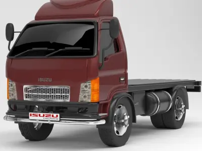 isuzu truck 3D model