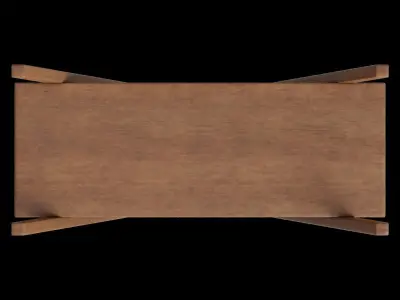 Stratton Etagere Shelf Low-poly 3D model