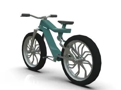 EBike Concept Bicycle Low-poly 3D model