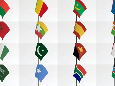 Table Flag Collection 