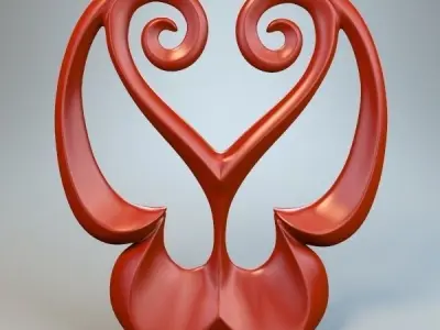 Abstract Figure m029 P 3D print model