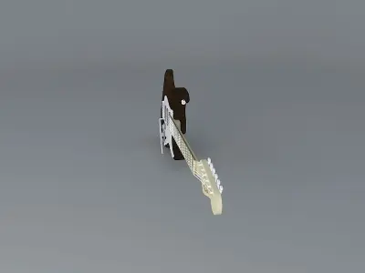 Fender Stratocaster guitar Free 3D model