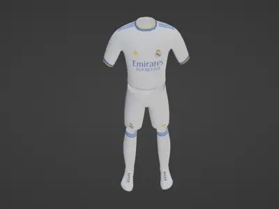 Real Madrid Sportwear Low-poly 3D model