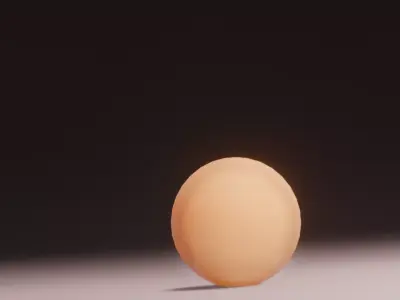 Realistic skin for blender Low-poly 3D model