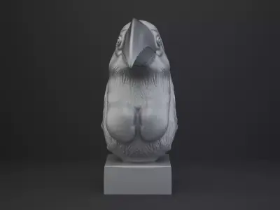 Toucan Bust - Animal Figurine 3D print model