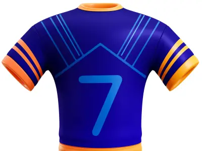 Sport Tshirt 3D Icon Low-poly 3D model