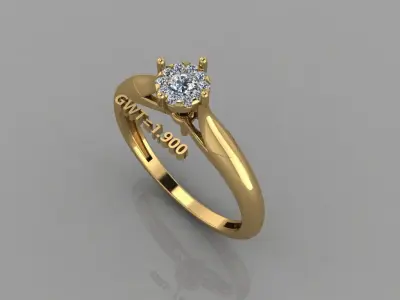 FANCE  RING 3D model buy