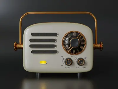 Portable radio Xiaomi Elvis Presley 2 3D model