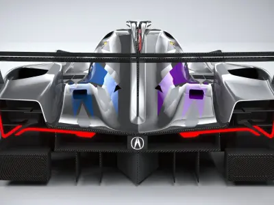 Acura ARX-06 Racecar 2023 3D model