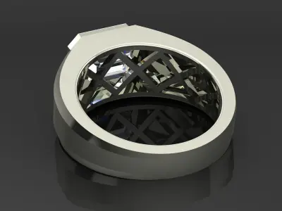 Band Ring 3D print model