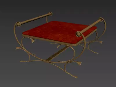 Luxury Stools Model 3D model