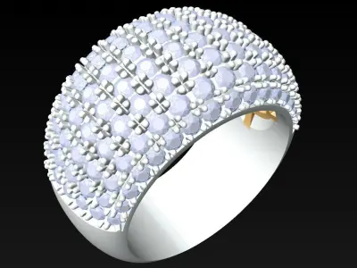 Diamond Ring - Womens Rings - N816454 3D print model
