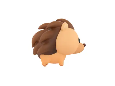 Character290 Hedgehog 3D model