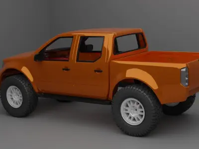 2005 Nissan Navara 3D print model