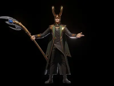 Skin Loki Free 3D model