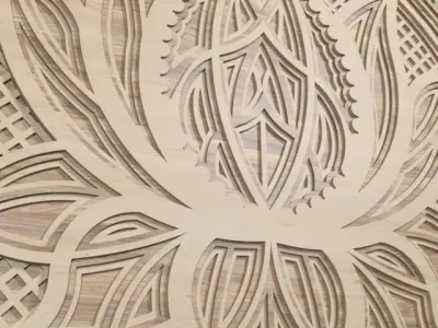 Lotus Flower Mandala  3D model