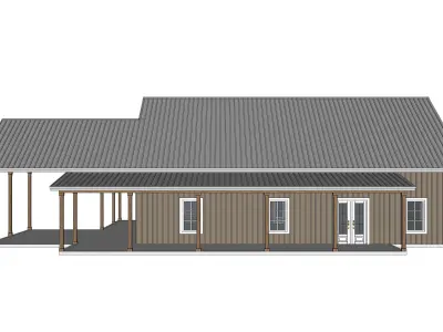 Barndominium House 86-Archimple LLC 3D model