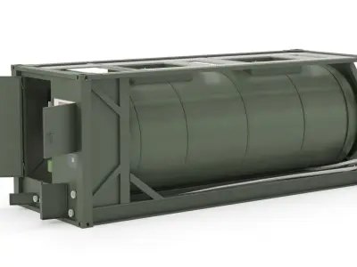 Tank Container 02 3D model