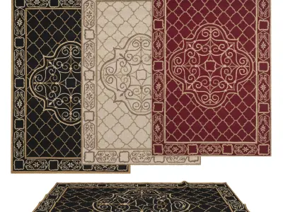 Rugs No 48 Low-poly 3D model