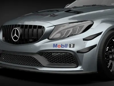 Mercedes-Benz C63 AMG GT3 Wide Body 3D model