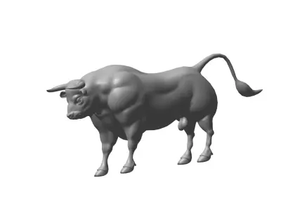 bull - 3D model purchase