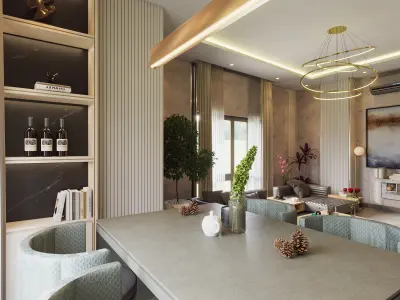 Premium 3D Interior Design 3D model