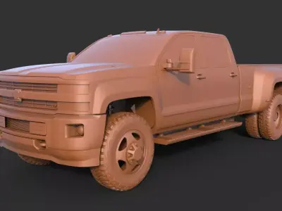 Chevrolet Silverado 3D print model