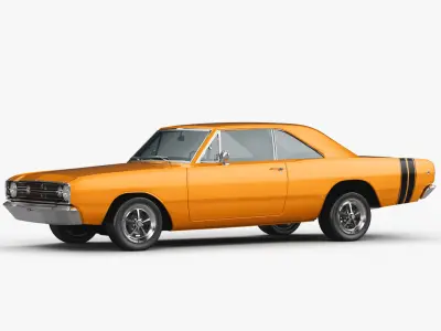  Dodge Dart 1968 3D model