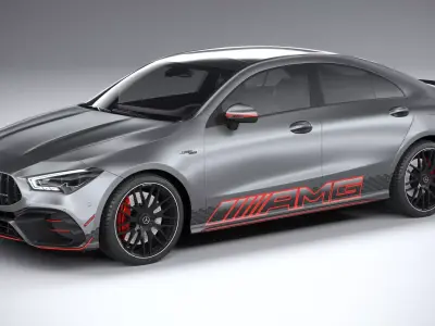 Mercedes-Benz CLA45 S AMG 2024 3D model