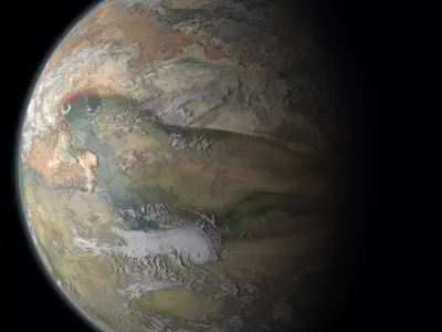 Desert Planet 07 Free 3D model