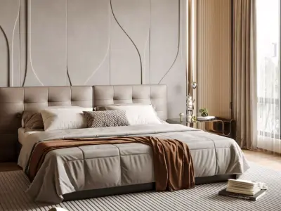 Master bedroom 3D model 3D model