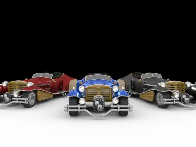 JEEP 3D GAME ASSET MODEL 3D model