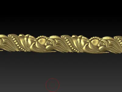 Classic inlaid interior model decorated with  CNC model 3D model 3D model