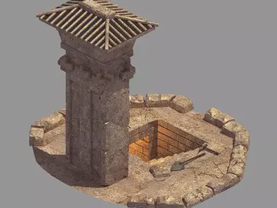 Game Graveyard entrance 063 3D model