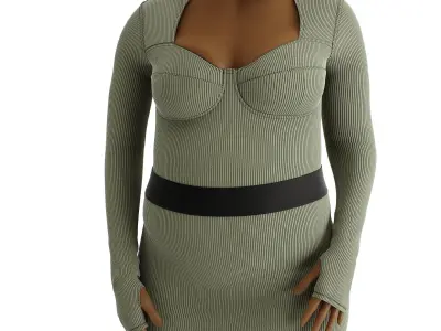RBK Cardio B Dress Mannequin 3D model