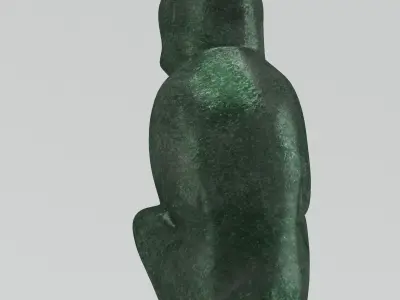 Lalanne Monkey Sculpture 3D model