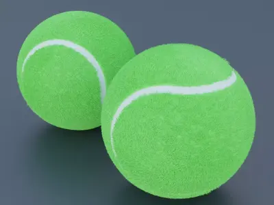 Tennis Ball 3D model 14