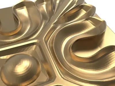  decorative pattern ready for 3D printing 3D model