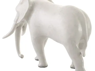 Elephant figurine 3D model