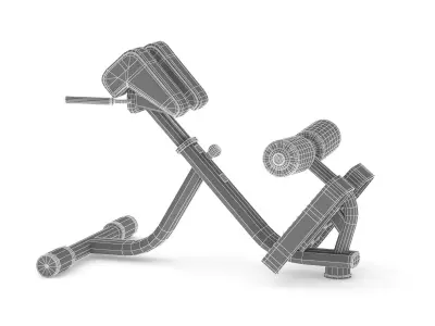 Technogym Element Lower Back Bench 3D model