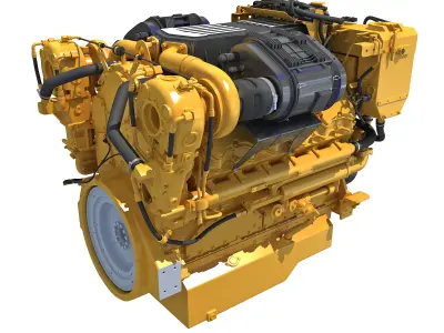 Boat Engine 3D model