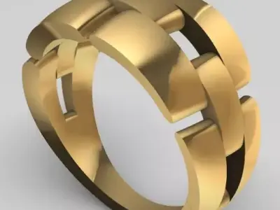 LUXURY RING  3D print model