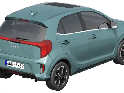 Kia Picanto GT-Line 2024 3D model